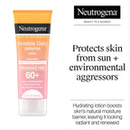 Buy now Neutrogena Invisible Daily Defense Fragrance-Free Sunscreen Lotion, Broad Spectrum SPF 60+, Oxybenzone-Free & Water-Resistant, Sun & Environmental Aggressor Protection, 3.0 fl. oz at indiglob india