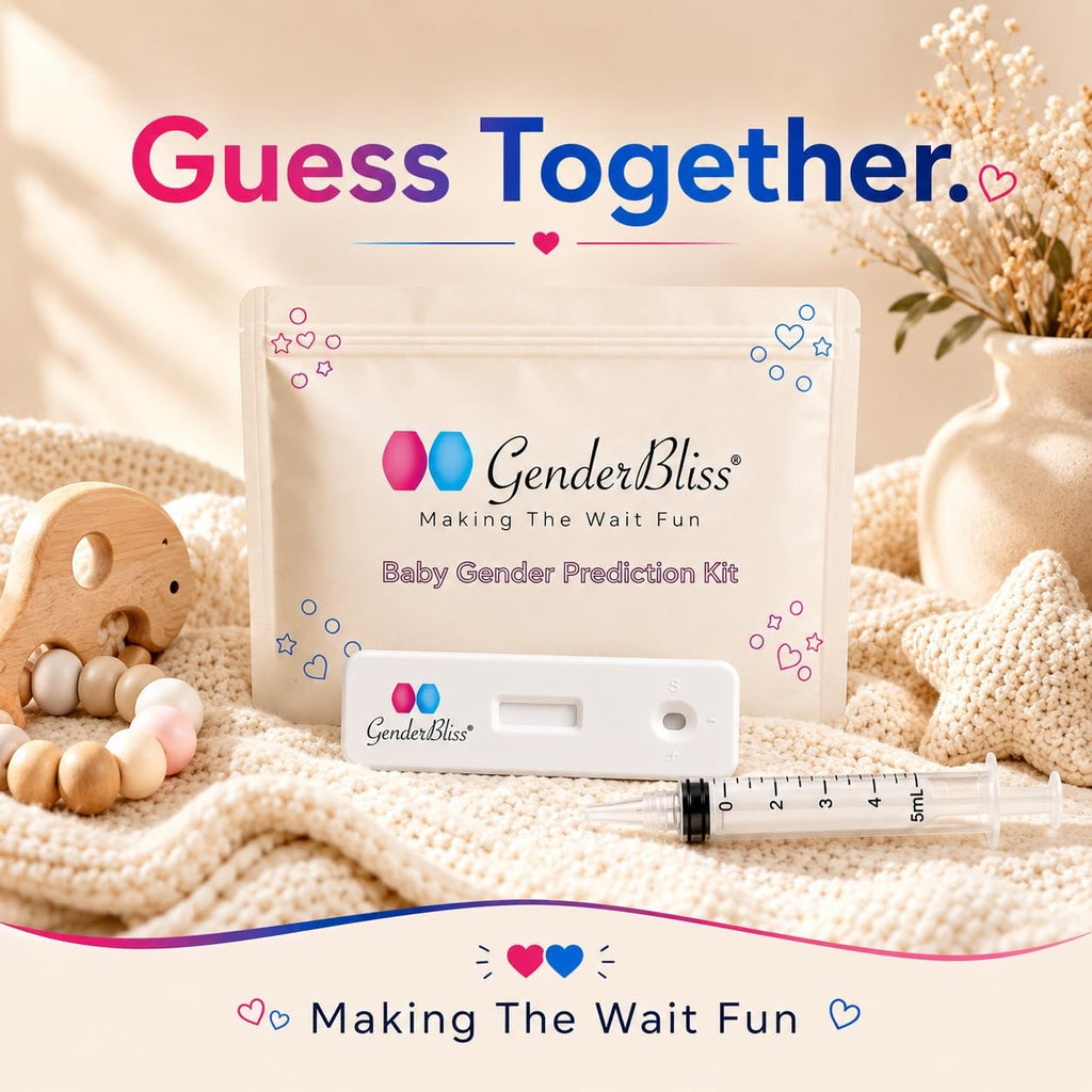 GenderBliss® Early Gender Test - Baby Gender Prediction Kit - Early Pregnancy Gender Reveal Test - from 5+ Weeks - Results in 1 Minute | Non-Invasive Boy or Girl Baby Gender Kit