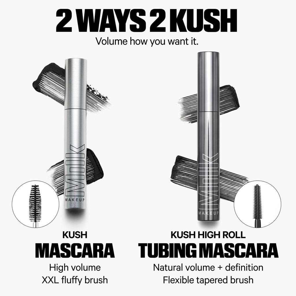 Buy now Milk Makeup KUSH High Roll Tubing Mascara Æ’?? Longwear Mascara for Natural Volume, Length + Definition Æ’?? Water-Resistant, Smudge-Proof + Flake-Free Up to 24 Hours Æ’?? 0.3 oz at indiglob india