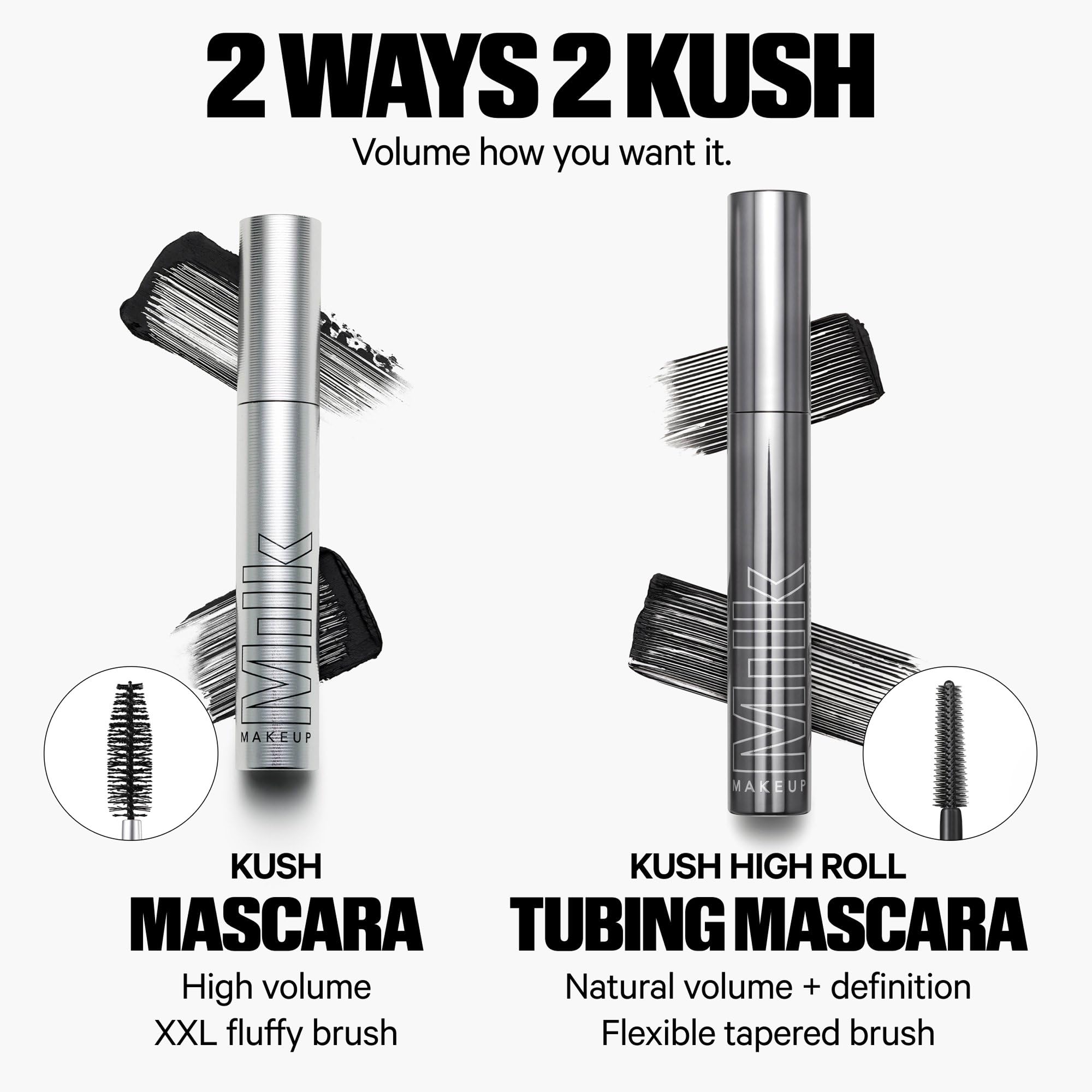 Buy now Milk Makeup KUSH High Roll Tubing Mascara Æ’?? Longwear Mascara for Natural Volume, Length + Definition Æ’?? Water-Resistant, Smudge-Proof + Flake-Free Up to 24 Hours Æ’?? 0.3 oz at indiglob india