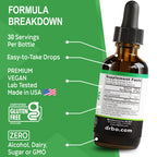 L Theanine 200mg Liquid Drops - Natural Sleep Support & Focus Supplement for Kids & Adults - Vegan, Non-GMO, Gluten Free 200mg Pure L-Theanine Drops Liquid Supplements, Mood Ltheanine for Kids 2 FL Oz