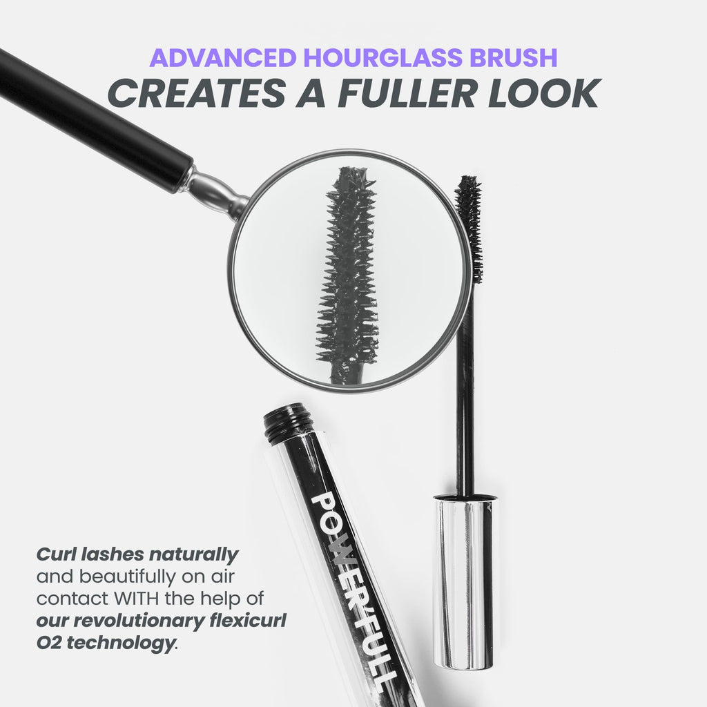 Wonderskin Power'full Mascara - Black Mascara for Length & Volume