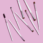 Buy now e.l.f. Small Eyeshadow Brush, Makeup Brush For Eye Contouring & Blending, Curved Design, Made With Synthetic Bristles, Vegan & Cruelty-Free at indiglob india