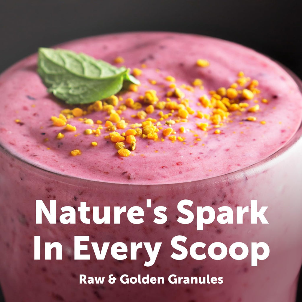 Micro Ingredients Bee Pollen Granules, 2 lb Bulk Supply, Raw Superfood