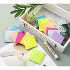 (16 Pack) Lined Sticky Notes 3x3 in Ruled Stickies,Bright Colors