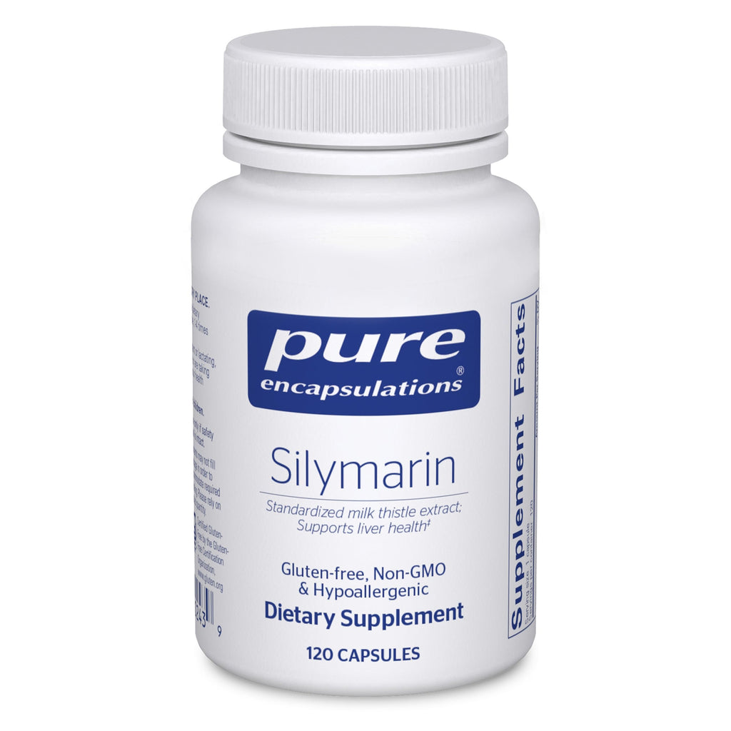 Pure Encapsulations Silymarin, 120 Capsules | 250 mg Milk Thistle Per Capsule, Liver Health Support*, Antioxidants Supplement, Non-GMO and Vegan