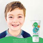 Fresh Monster Kids Hair Styling Gel, Medium Hold, Alcohol-Free, 6 oz | No Crunch or Stickiness, Toxin-Free, Sulfate/Fragrance Free, Hypoallergenic, Dermatologist Tested, Made in USA