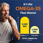 Buy now Triple Strength Omega 3 Fish Oil 3600 mg | EPA & DHA | Over 2100mg Omega-3 Fatty Acids | 1300mg EPA + 860mg DHA | Best Essential Fatty Acids | Premium Wild Caught & Burpless Fish Oil | 180 Ct at indiglob india