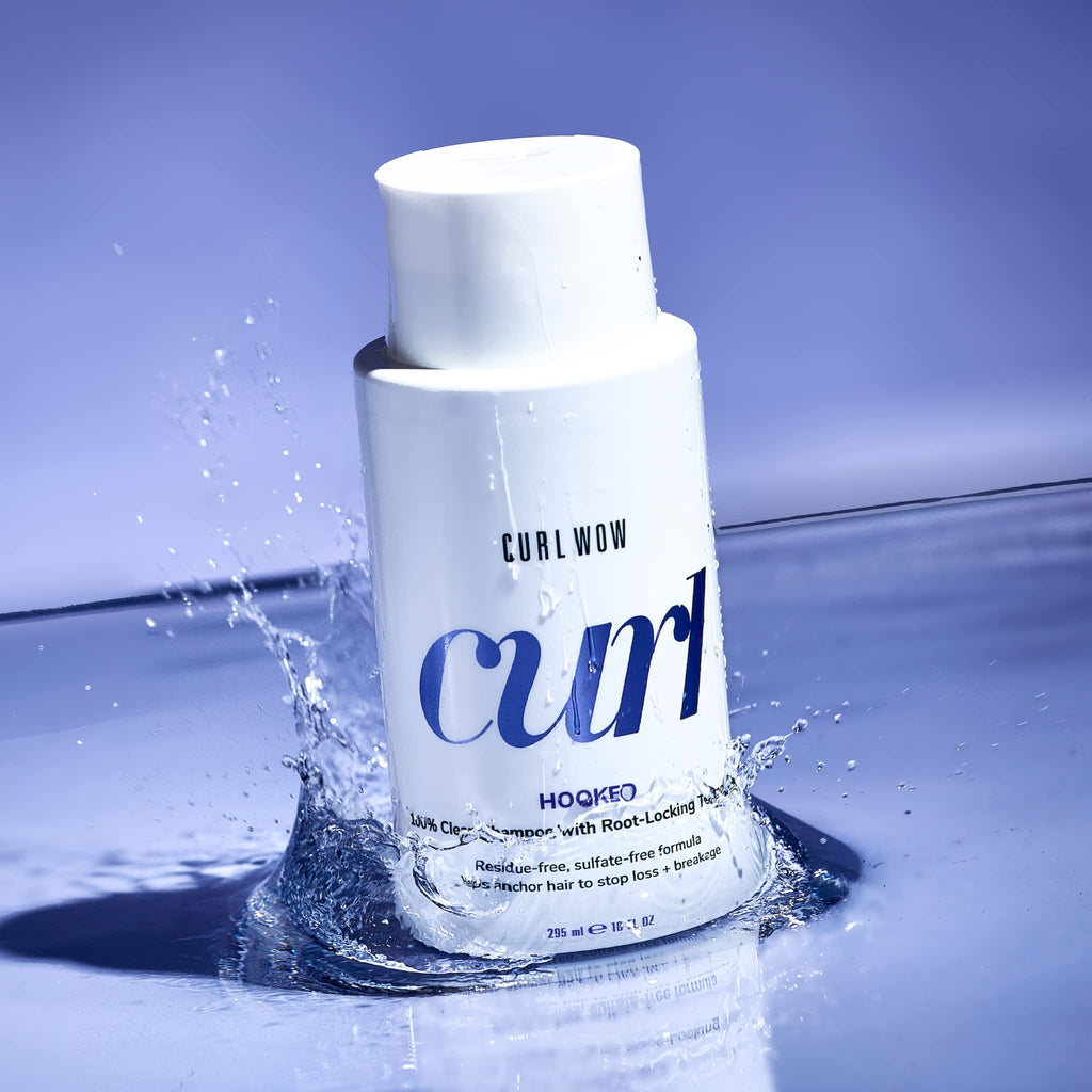 Buy now COLOR WOW Curl Wow Hooked 100% Clean Shampoo with Root-Locking Technology Æ’?? Rich-lathering, sulfate-free formula leaves no residues + helps anchor hair to stop shedding at indiglob india