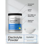 Horbäach Electrolytes Powder | 16 oz | 130 Servings | Hydration Support