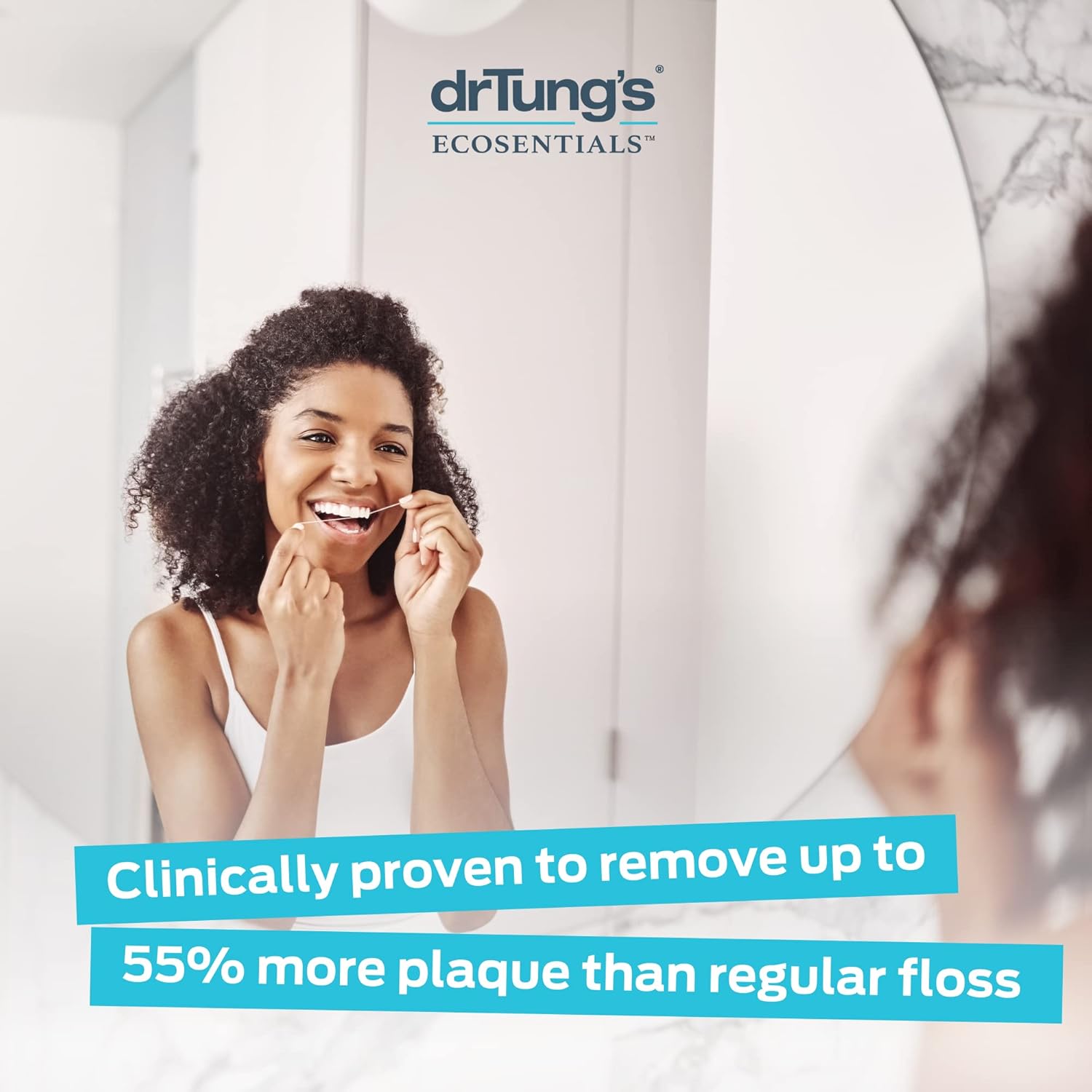 Buy now DrTung's Smart Floss - Natural, PTFE & PFAS Free Floss, Gentle on Gums, Expands & Stretches, BPA Free Floss - Natural Dental Floss Cardamom Flavor (Pack of 3) at indiglob india
