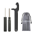 LUSOFAE Tool Kit for Glocks Front Sight Remove,Magazine Disassembly, Pin Punch Tools for G19 19x 17 26 27 43 43x Accessories
