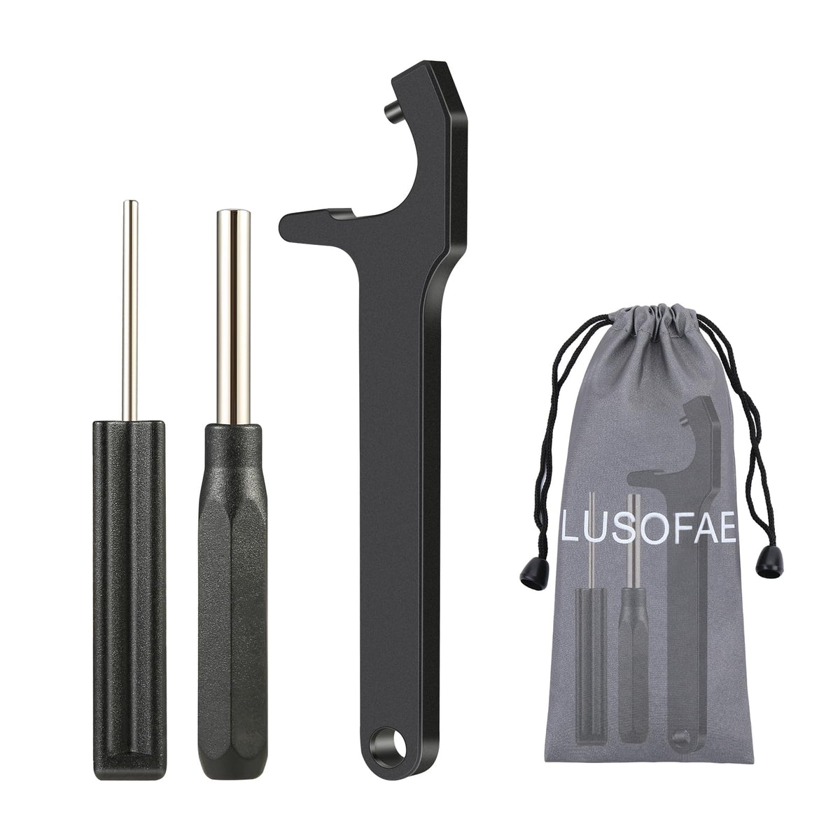 LUSOFAE Tool Kit for Glocks Front Sight Remove,Magazine Disassembly, Pin Punch Tools for G19 19x 17 26 27 43 43x Accessories