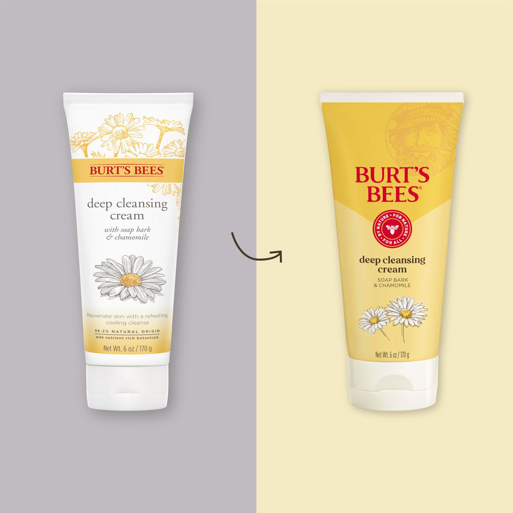 Buy now Burt's Bees Face Wash, Deep Facial Cleansing Cream, College Back to School Dorm Essentials, All Natural Cleanser with Chamomile, 6 Ounce (Pack of 3) (Packaging May Vary) at indiglob india