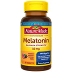 Nature Made Melatonin 10mg Fast Dissolve, Maximum Strength, 45 Tablets