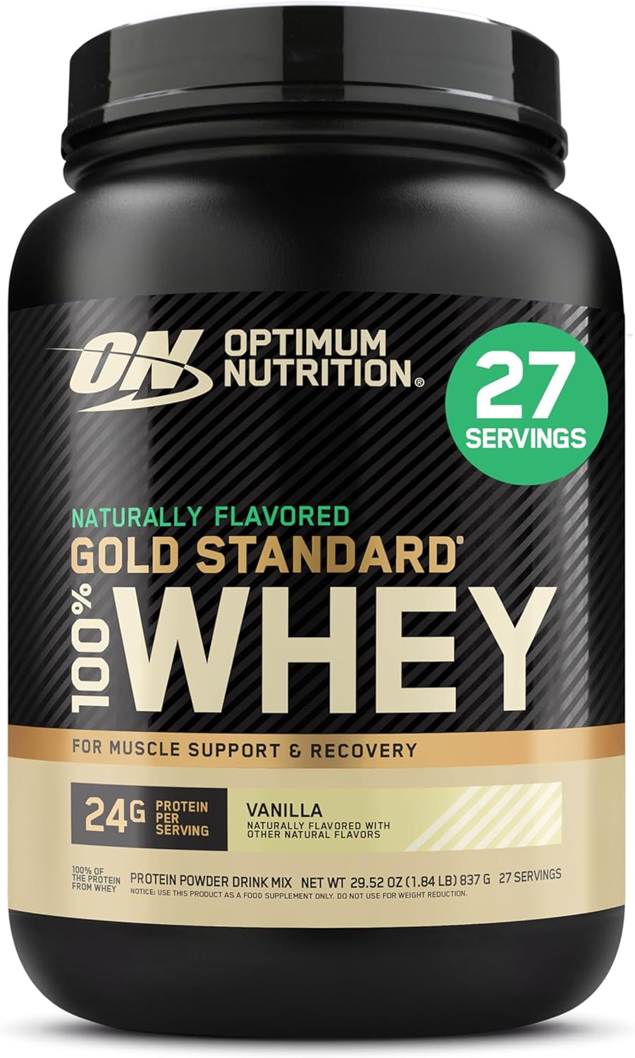 Buy now Optimum Nutrition Gold Standard 100% Whey Protein Powder, Delicious Strawberry, 5 Pound (Packaging May Vary) at indiglob india