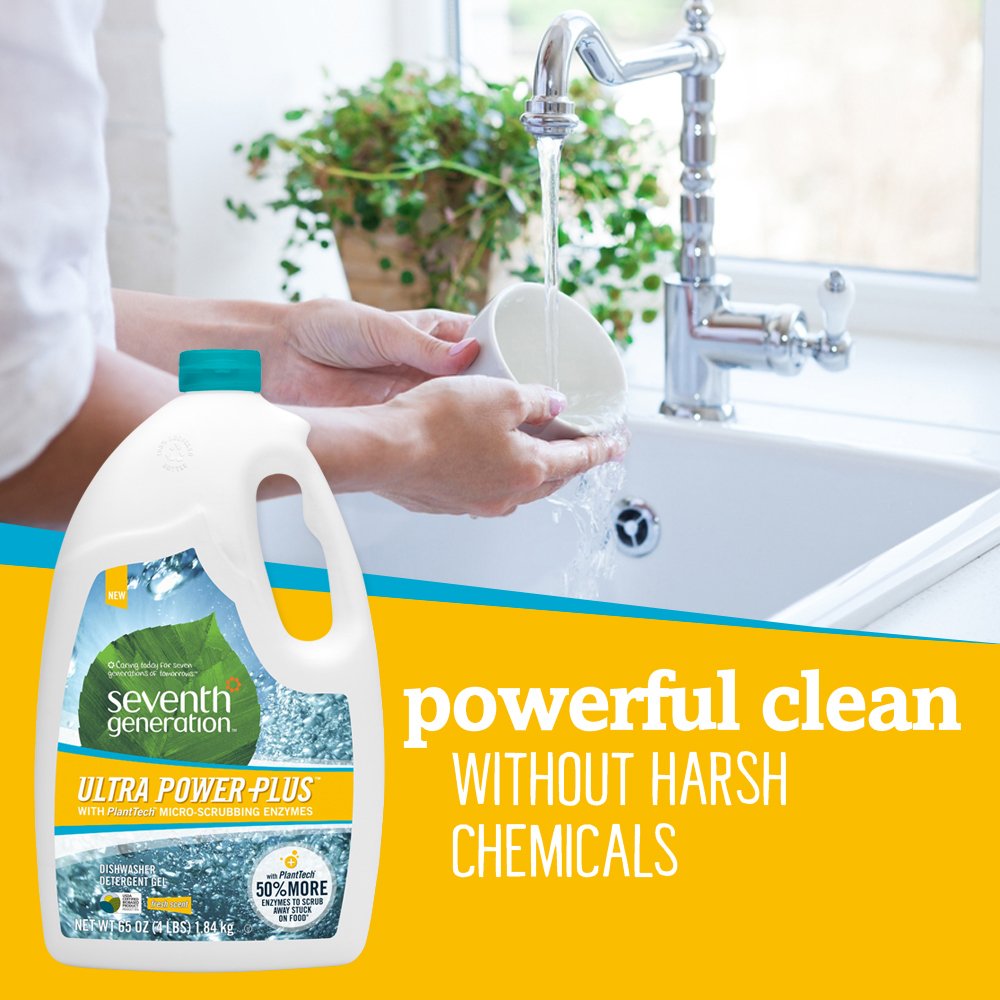 Buy now Seventh Generation Ultra Power Plus Auto Dish Gel, Fresh Citrus Scent, 65 Ounce at indiglob india