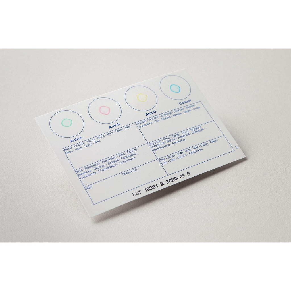 Eldoncard INC Blood Type Test, 1 Pack