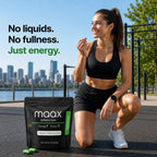 Maax Caffeine Energy Gum | 125mg of caffeine per piece | Spearmint | 125 total pieces per bag