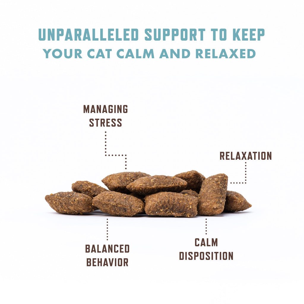 Rocco & Roxie Cat Calming Treats, Melatonin & Ashwagandha, Chews