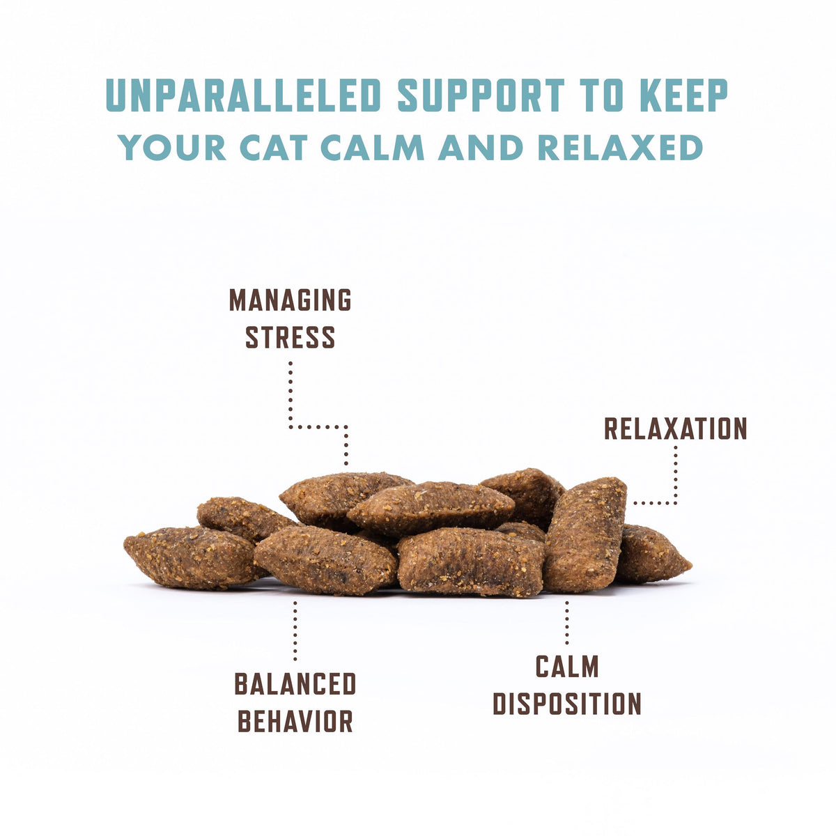 Rocco & Roxie Cat Calming Treats, Melatonin & Ashwagandha, Chews