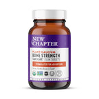 New Chapter Bone Strength Take Care Supplement, 120 Slim Tablets | Clinically Studied Plant Calcium from Red Marine Algae for Bone and Heart Health, Vegan, Organic and Gluten Free