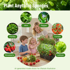 60 Pack Hydroponic Grow Sponges Seed Pods Replacement, Compatible with AeroGarden iDOO and Most Hydroponic Systems. Rapid Rooting Nursery Sponges.