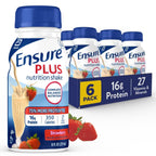 Ensure Plus Strawberry Nutrition Shake, 6 Pack