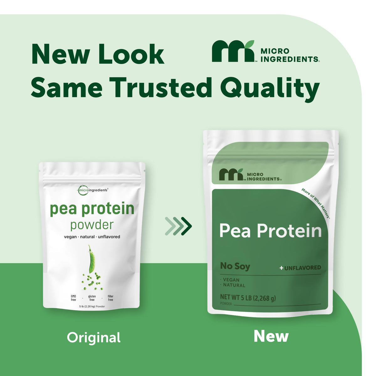Micro Ingredients Pea Protein Powder, 5lb | Vegan, 27g Protein Per Serving