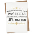 Cheerin Appreciation Card with Envelope - Thank You Cards for Coworkers, Teachers, Friends, Boss, or Parents - Inspiration Cards 5x8 Inch