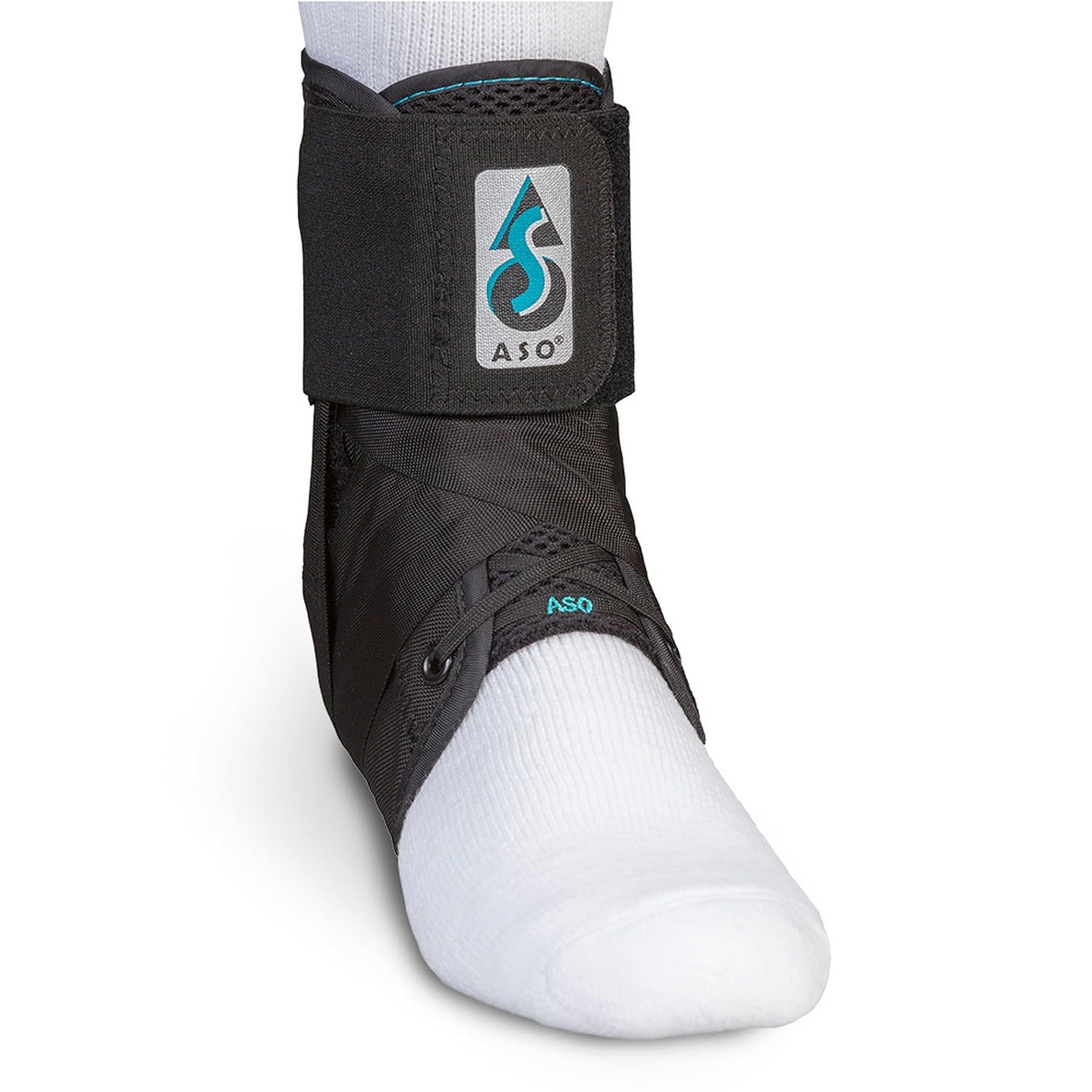 Buy now Med Spec ASO Ankle Stabilizer (Small, White) â€“ Ankle Brace for Sprained Ankle and Peroneal Tendonitis, Orthopedic Ankle Support for Men, Women, Adults, Teens and Kids, Sports Injury Recovery, 264002 X-Large Black at indiglob india