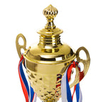 Fasmov Large Trophy Cup, Gold Trophy Award Cup for Sports, Tournaments, Competitions, 1st Place Award, Ceremony Celebration Party Gift, 14.5 inches
