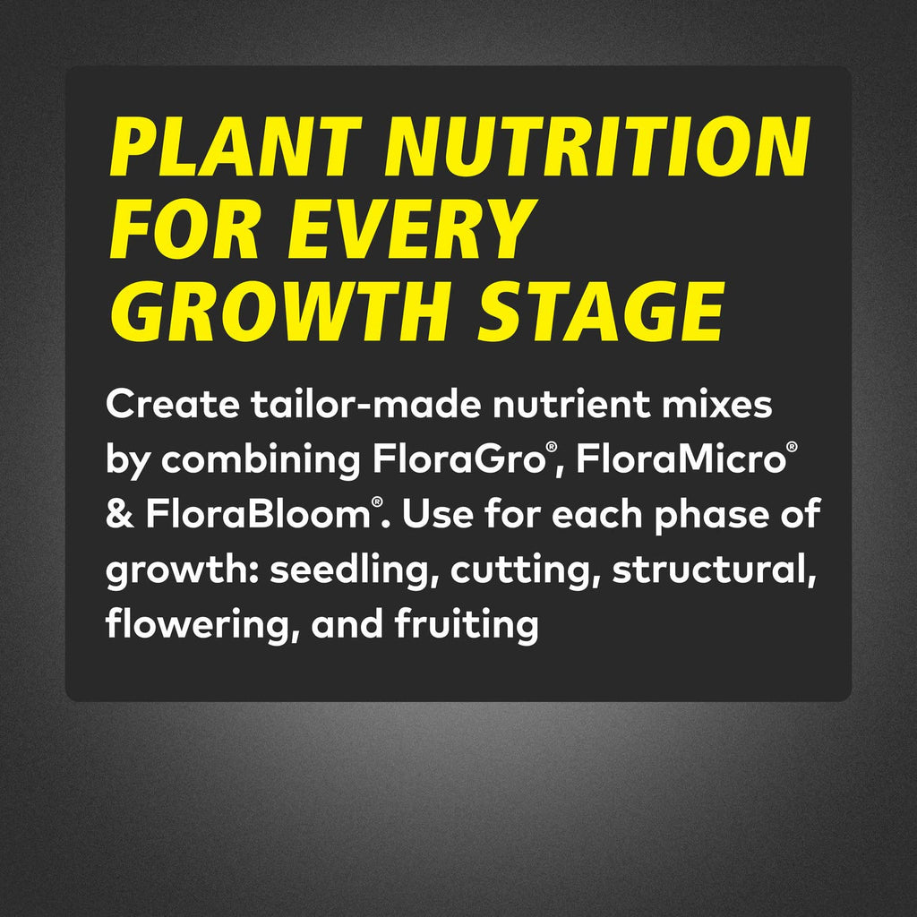 Buy now General Hydroponics FloraSeries Advanced Nutrient Fertilizer System, 3-Part Bundle with FloraMicro, FloraBloom and FloraGro, 16 oz. at indiglob india