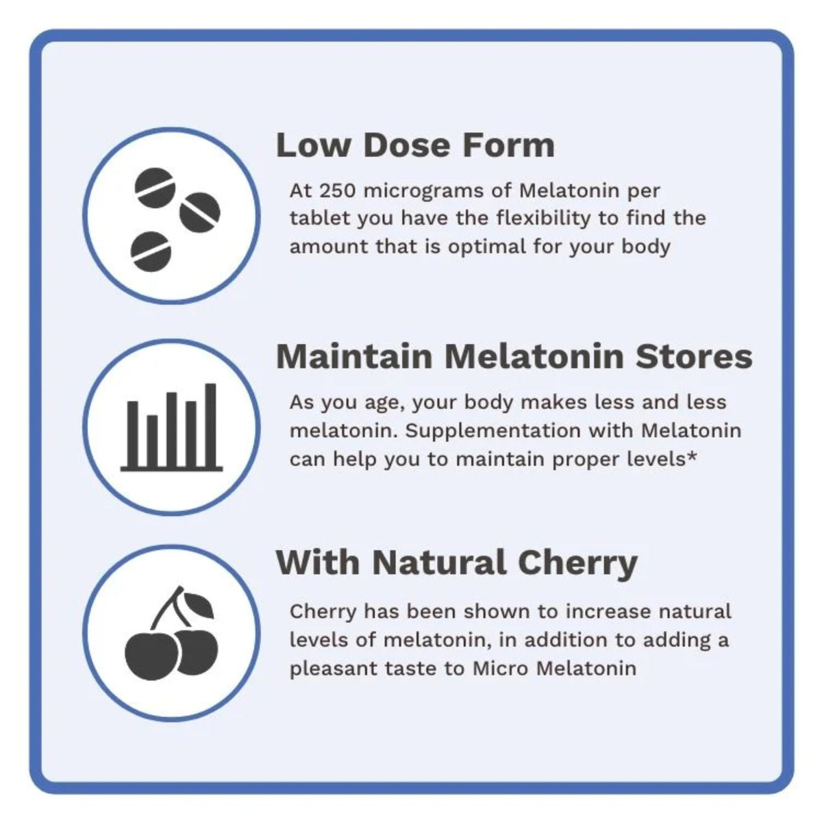 Utzy Naturals Micro Melatonin for Kids & Adults | Low Dose | 120 Tablets