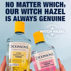 Dickinson's Witch Hazel Hydrating Toner with Rosewater | 16 Fl Oz | Alcohol-Free, Enhanced 100% Natural Formula; Hydrates, Soothes & Balances Skin