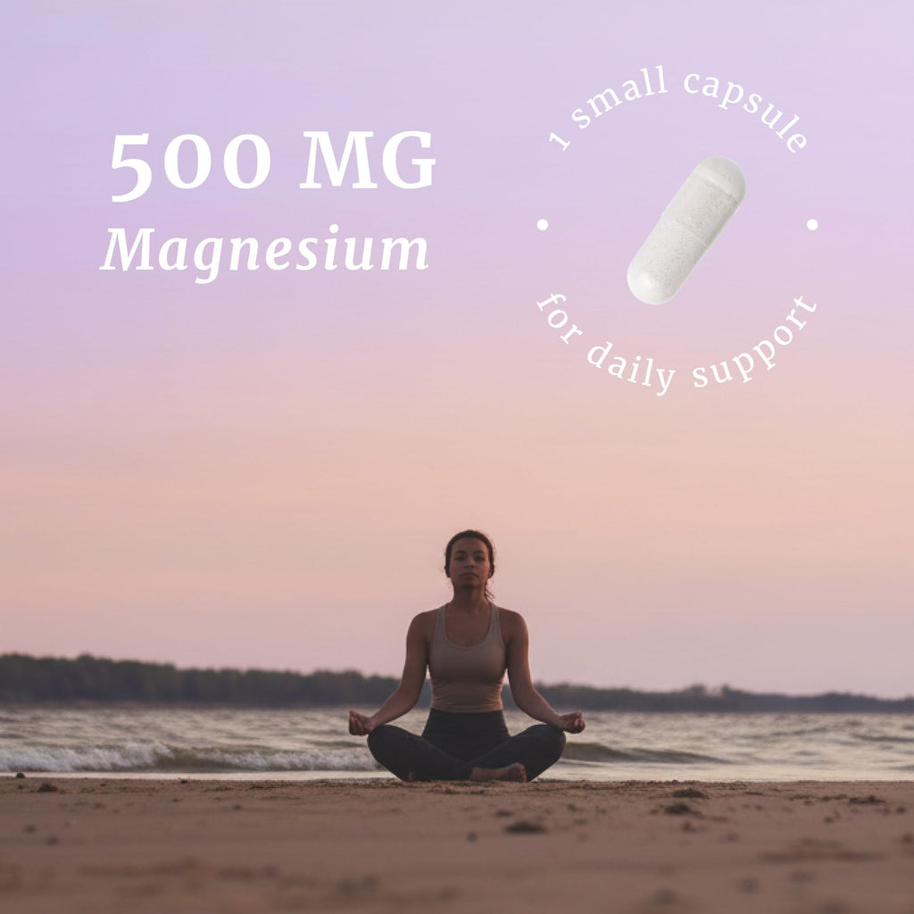 Magnesium Citrate Complex 500 MG, Constipation, Calm & Relaxation Support | High Absorption Magnesium Supplement, Digestion Support, Citrato de Magnesio, Non-GMO & Soy-Free, 60 Mag Citrate Capsules