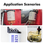 S3213 Fuel Water Separator Kit for Yamaha and for Mercury Outboard Motors