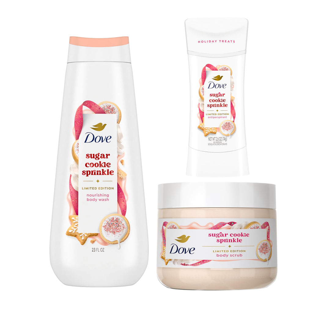 Dove Limited Edition Holiday Treats Mixed 3 Count Sugar Cookie Sprinkle