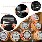 300 PCS Clear Cellophane Cookies Bags Self Sealing with 4x6"（150 PCS）& 5x7"（150 PCS) - Resealable Plastic Treat Bags Self Adhesive for Packaging Cookies, Party Favors, Bakery
