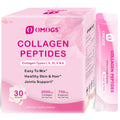 OMOGS Collagen Peptides Powder, with Prebiotics & Cranberry Extract -Hydrolyzed Collagen Peptides Support Hair, Skin, Nail, Bone & Digestive Health, Grass Fed, Non-GMO, for Women & Men