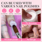 Luckyfairy Half Cover Duck Nail Tips 504 Pcs Duck Press on Nails Clear Soft Gel Short Duck Nail Tips 11 Sizes Wide French False Nails for Acrylic Nails Professional for Y2K Art Salon