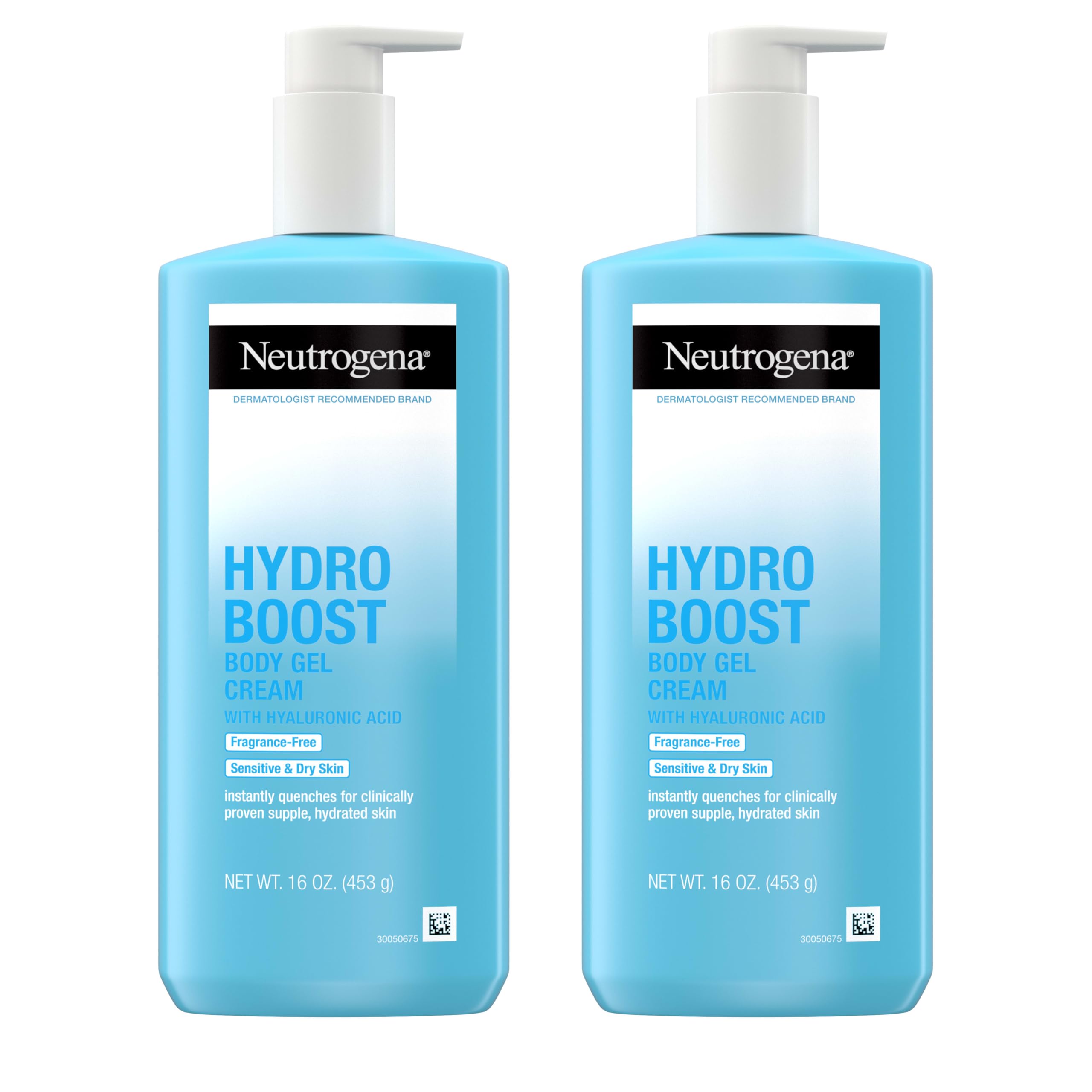 Buy now Neutrogena Hydro Boost Body Gel Cream, Hydrating Body Lotion with Hyaluronic Acid for Sensitive Skin, Fragrance-Free Hyaluronic Acid Moisturizer, 16 oz, 2 Pack at indiglob india