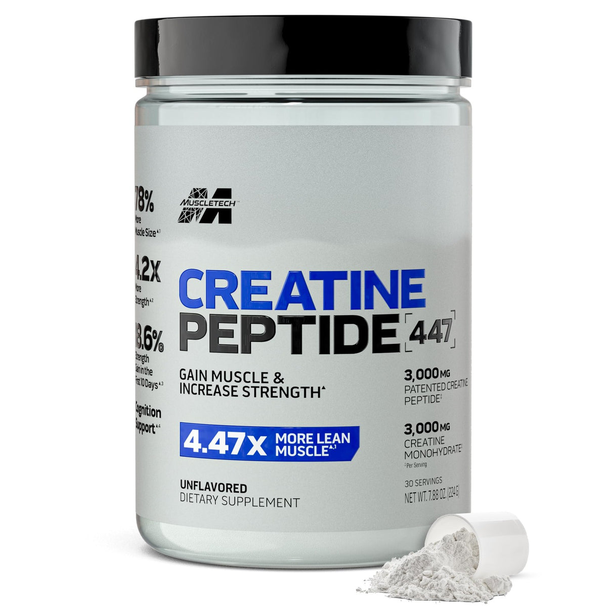 MuscleTech Creatine Peptide Powder - 3000mg of Creatine Monohydrate
