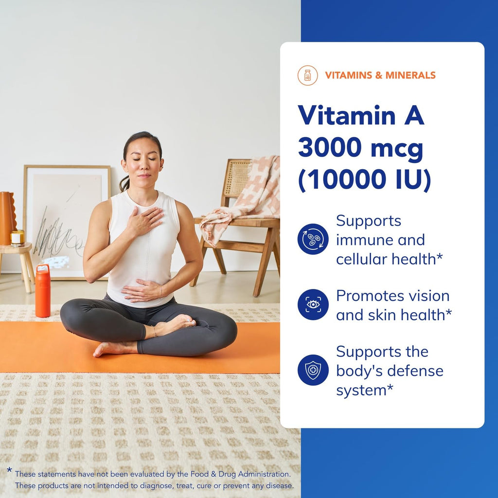 Pure Encapsulations Vitamin A, 120 Softgel Capsules