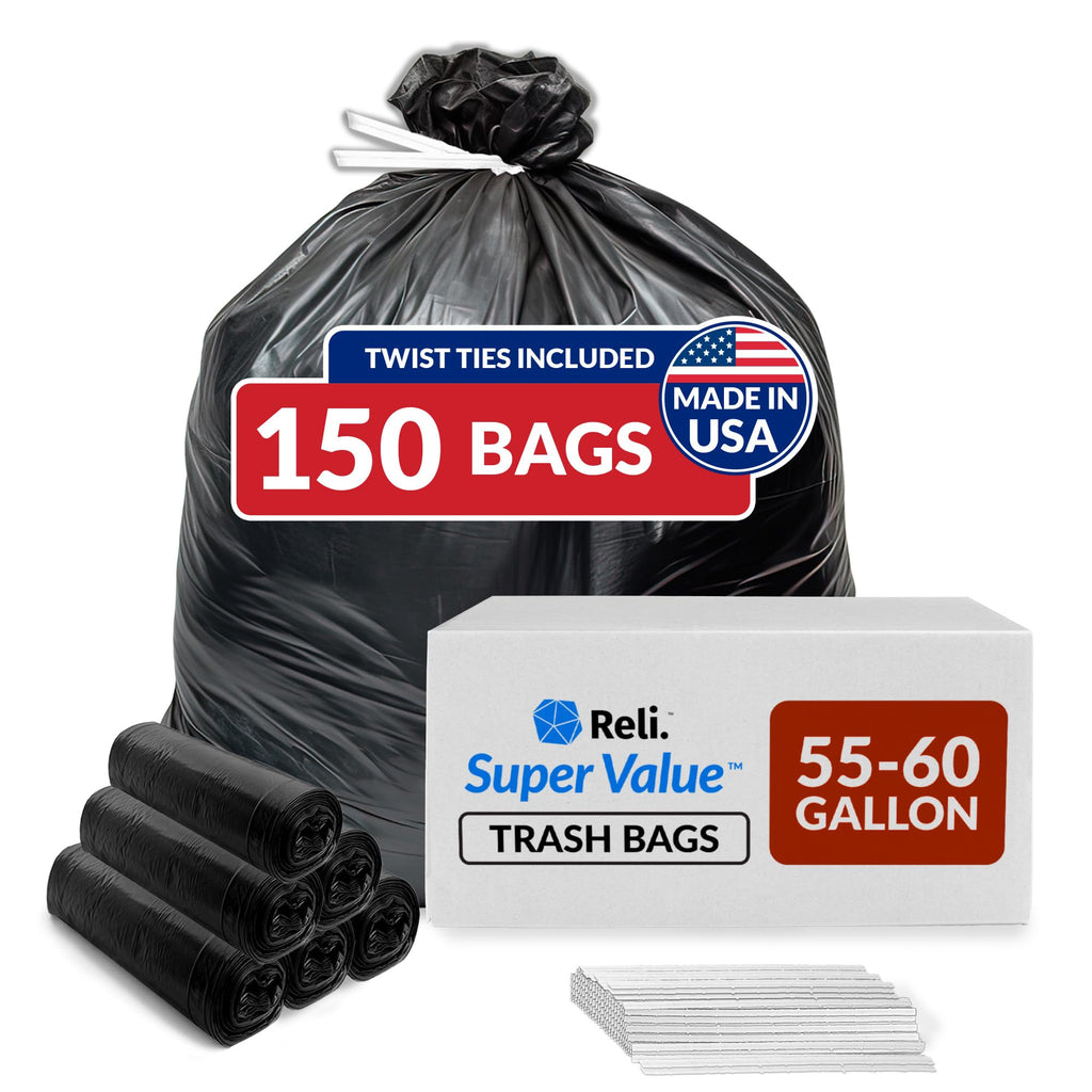 Reli. 55-60 Gallon Trash Bags Heavy Duty