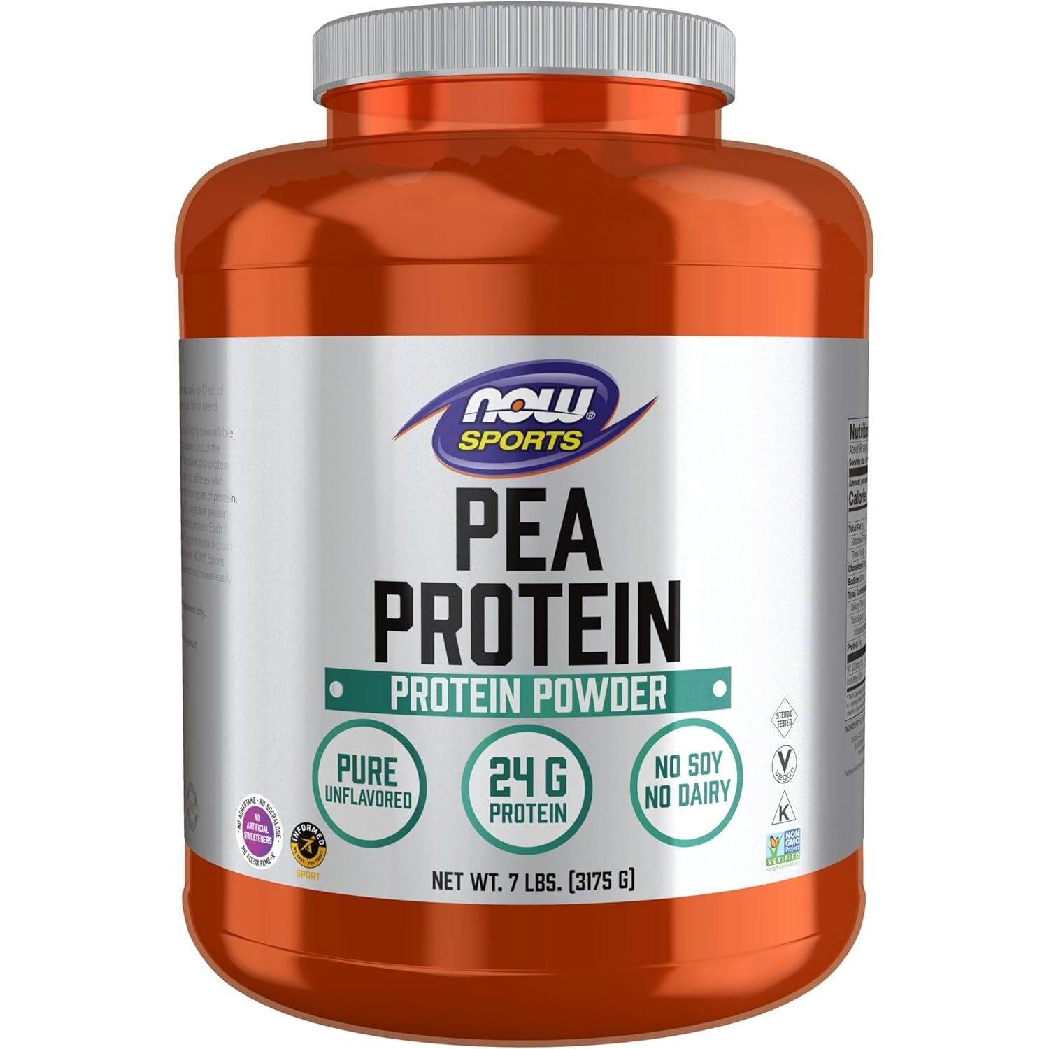 Buy now NOW Foods Sports Nutrition, Pea Protein 24 g, Easily Digested, Unflavored Powder, 12-Ounce 7 Pound (Pack of 1) Nutrition at indiglob india