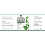 Neem Oil Spray for Plants with Peppermint Oil, Easy Ready to Use Natural Plant Wash and Foliage Care for Indoor and Outdoor Plants, Gardens, Houseplants & Vegetables, 16 oz