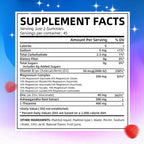 Magnesium Complex 14-in-1 Gummies Sugar-Free – with Ashwagandha, L-Theanine, D3 & Zinc – Cortisol Supplements for Women – Berry Flavor 90 Gummies 45 Servings