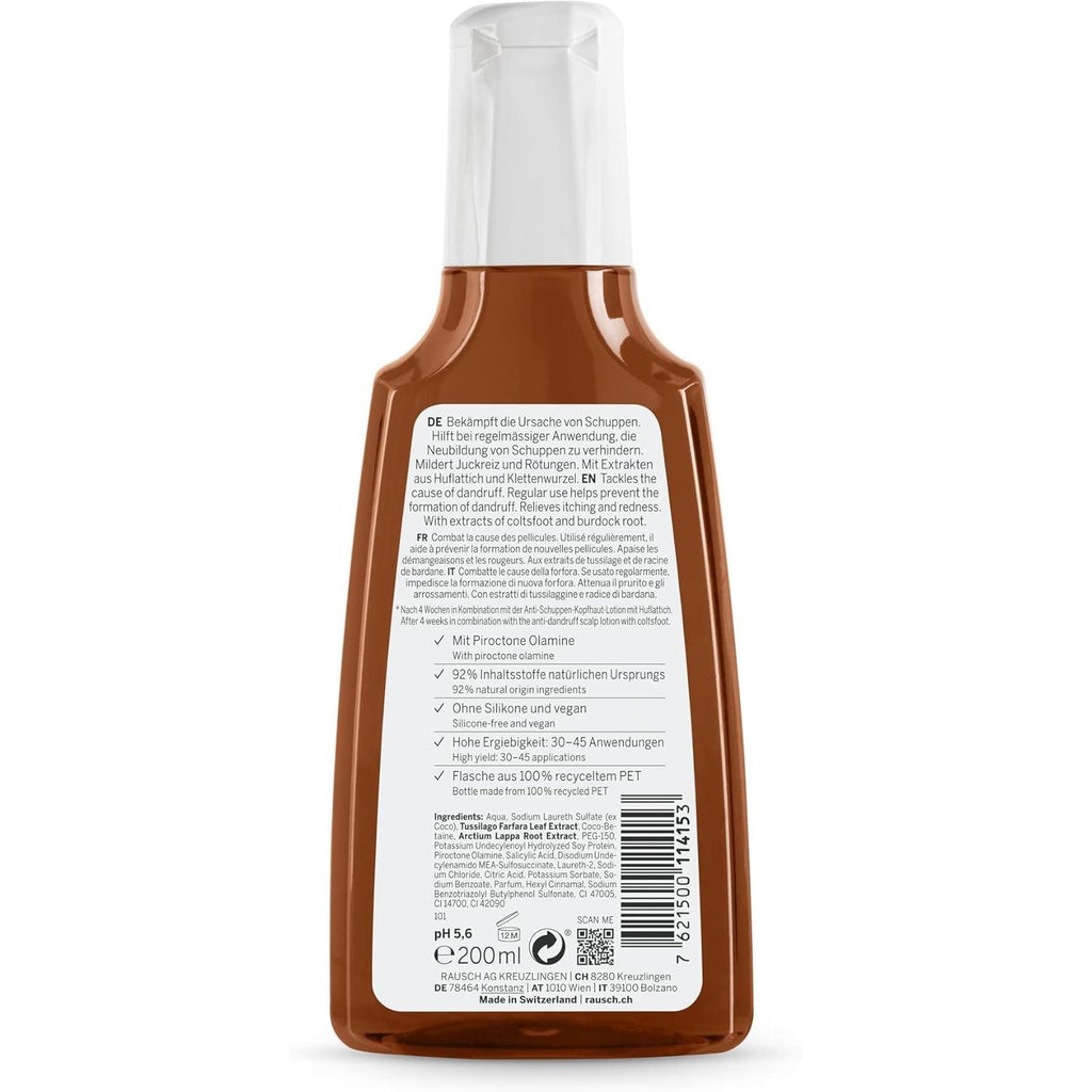 Buy now RAUSCH Coltsfoot Anti-Dandruff Shampoo 200 ml at indiglob india
