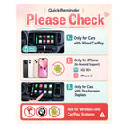 OTTOCAST Baby Car Camera 2026,Wireless CarPlay Adapter (No Android Support)